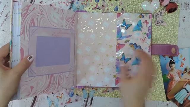 Обзор Альбома для девочки Адемы. И другие мои работы. #Скрапбукинг.