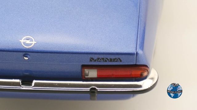 Modelissimo: Model Car Group Opel Manta B Berlinetta 1975 Blue-metallic 1/18