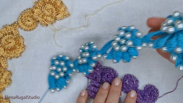 Украшения крючком без вязания. Ссылка под видео на мастер-классы, целая тема.