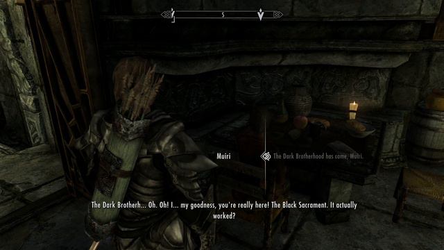 Skyrim [PS4] Commentary #140, Dark Brotherhood: Sanctuary; Whispers In The Dark