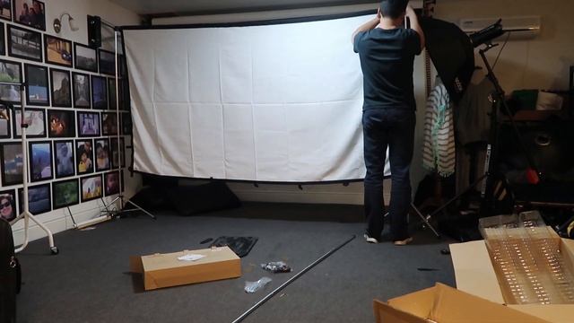 Vamvo Ultra Mini DLP Projector And Screen Amazon UK Demo