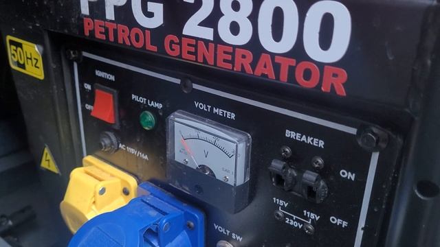 Update On The Parker Brand Petrol Generator PPG 2800