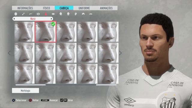 FIFA 20 - Face LUCAS VERÍSSIMO (Tutorial)