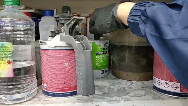 Kia Sorento Prime покраска, грунт Kansai в версии М+М на кислотник