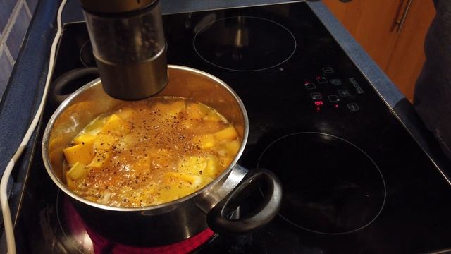 Quick And Healthy - Delicious Pumpkin Soup. Delicate Cream Soup.