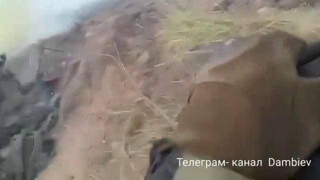 Побег украинцев с поля боя от первого лица