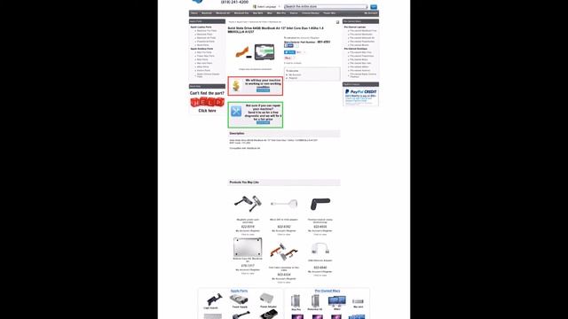 661 4581   Solid State Drive 64GB MacBook Air 13 Intel Core Duo 1 6Ghz 1 8 MB003LL A A1237
