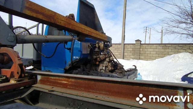 Газ-63. Gaz-63. Снимаем двигатель ЗМЗ -402.