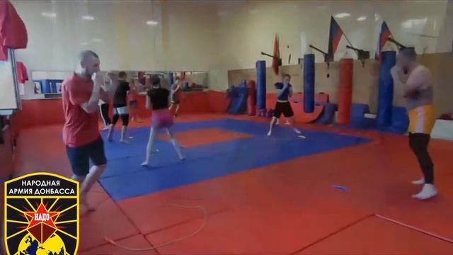 Луганское отделение НАДО Тренировка Муай   Тай