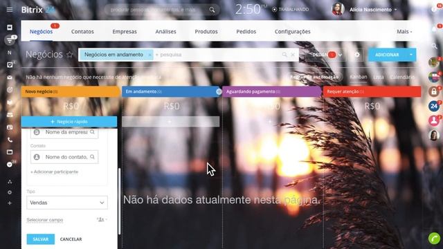 Formulário De Criação Rápida No CRM | Bitrix24 - CRM Gratuito