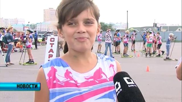 Первенство Хабаровска по гонкам на лыжероллерах.