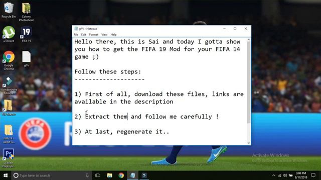 FIFA 19 MOD FOR FIFA 14 ★ FIFA 19 Theme, Kits, Transfers, Etc. ✔