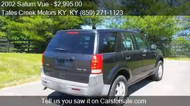 2002 Saturn Vue For Sale In Nicholasville, KY 40356 At The T