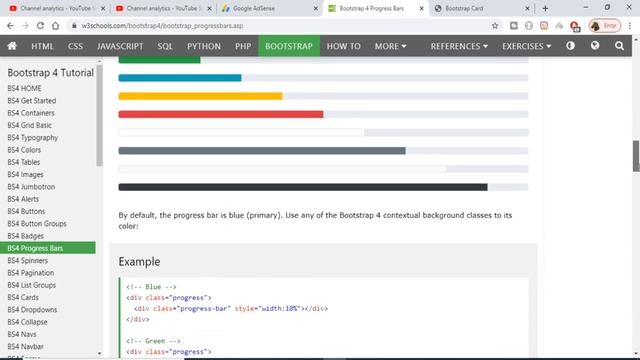 Bootstrap 4 Progressbar Crash Course
