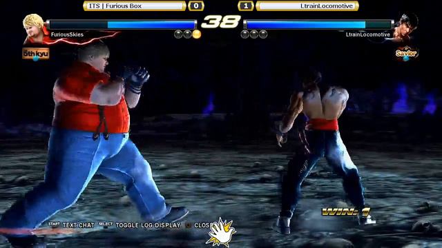 F2F55 Tekken Tag 2 LtrainLocomotive(Law) VS ITS|Furious_Box(Bob) 8