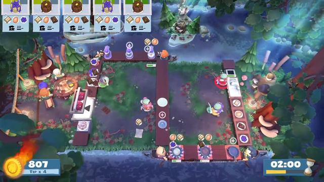 Overcooked! 2 - Campfire Cook Off 1-4 4 Stars 4 Players