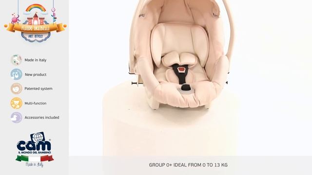 CAM Kolica 3u1 FLUIDO ORSIBELLI VIDEO