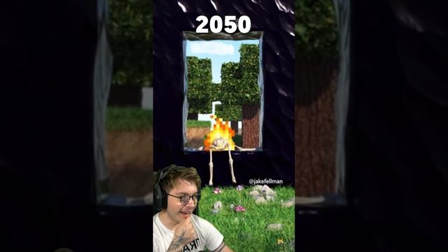 Minecraft 2023 VS Minecraft 2050 #shorts