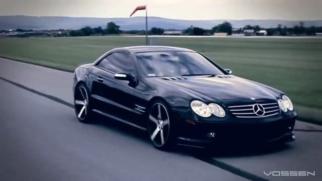 Mercedes Benz SL600 On 20 Vossen VVS CV3 Concave Wheels Rims