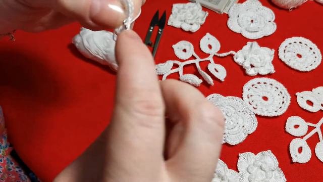 Вязание воротника ирландским кружевом