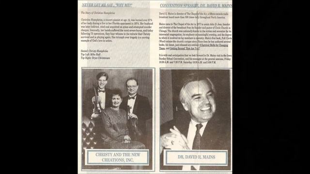 O Holy Night - Performed By Christy And The New Creation