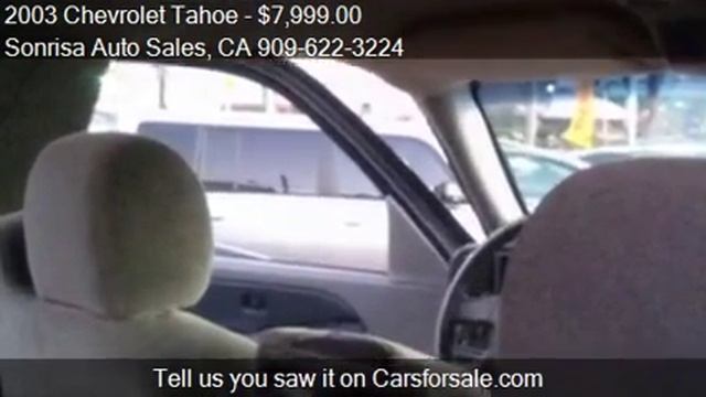 2003 Chevrolet Tahoe for sale in Pomona, CA 91766 at the Son