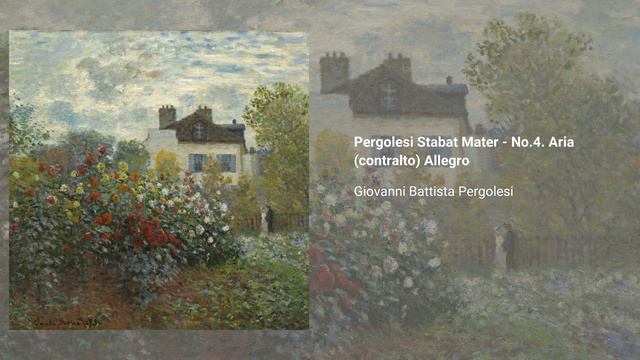 Pergolesi Stabat Mater - No.4. Aria contralto Allegro