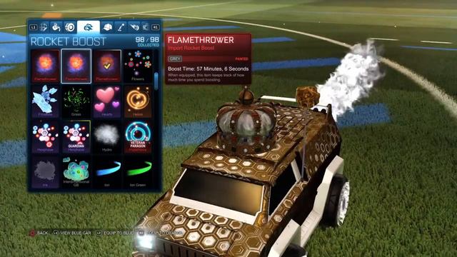 Rocket League®Showcase White Merc & White Flamethrower!!