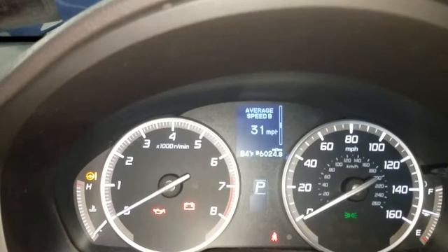 Acura ILX Oil Light Reset Procedure
