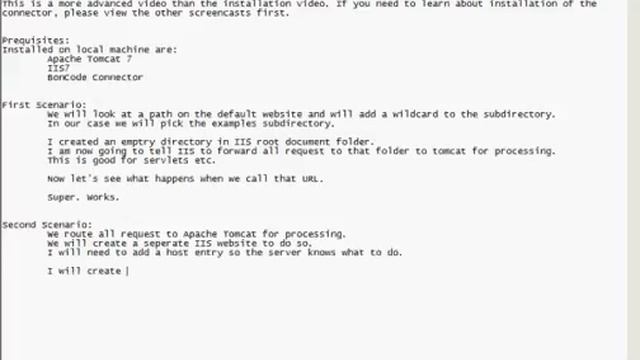 Tomcat 7 And IIS7 Using BonCode Connector With Wildcards