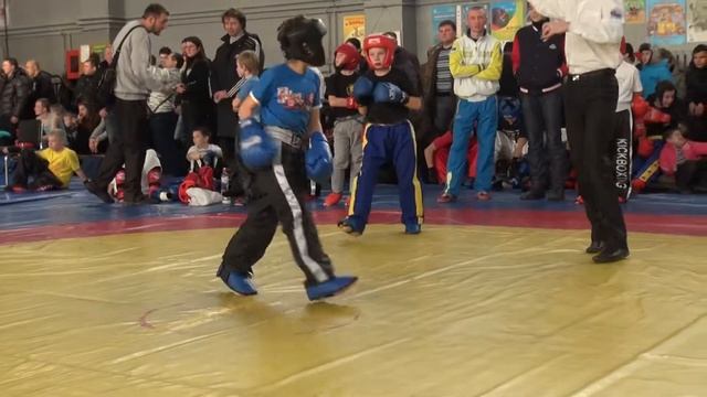 Шемаев Семи 1 3 Новогодний турнир по кикбоксингу