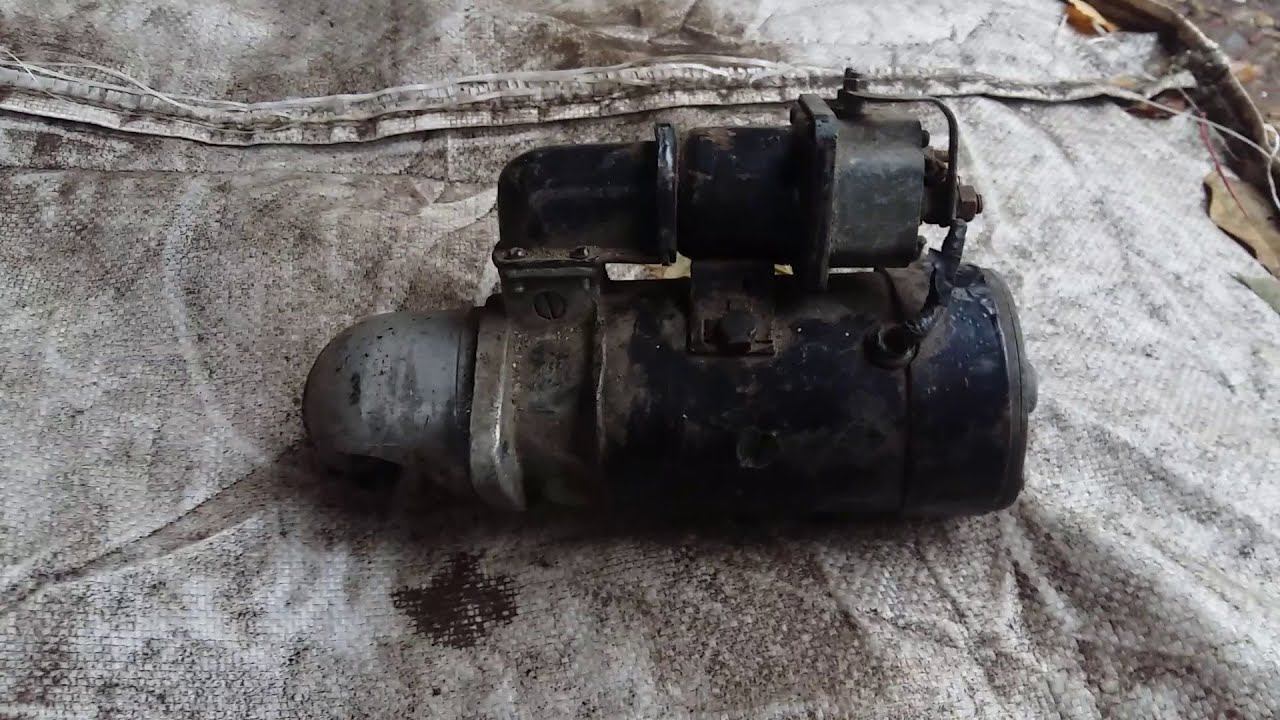 Небольшая профилактика втягивающего реле стартера