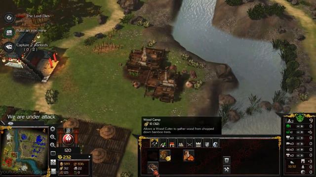 راهنمای بازی Stronghold Warlords کمپین The Warning States Of China پارت 1 - دوبله فارسی