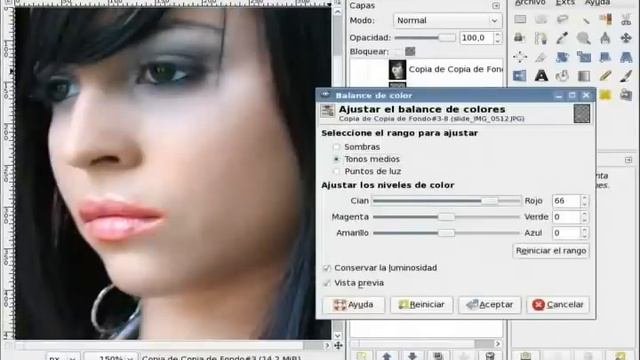 Gimp Makeover - Morena