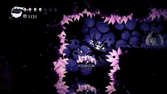 Hollow Knight : Clumsy Jump At Crystallised Mound