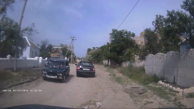 Дорога в Курортном (Русская МамА). (Регистратор)