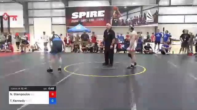 70 Kg Consi Of 32 #1 - Nick Stampoulos, Bulls Wrestling Club Vs Tannen Kennedy, Western Colorado W