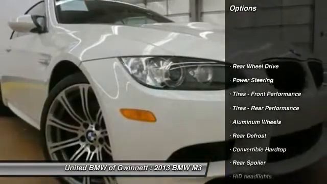 2013 BMW M3 Duluth GA F32557