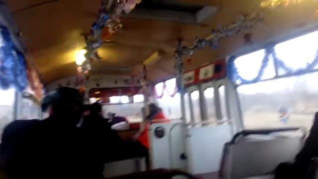 Новогодняя поездка на ЛиАЗ-677м. 02.01.2018. Часть 4.