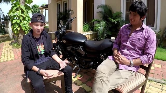 Colombian man Jair Manrique in the Himalayan ride.