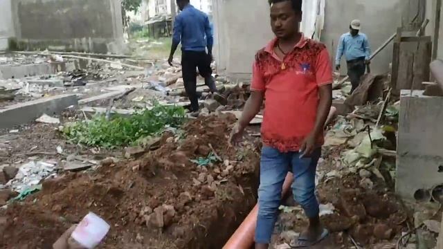 Chamber Fitting Septic Tank Pipeline System || Big Plumbing Work