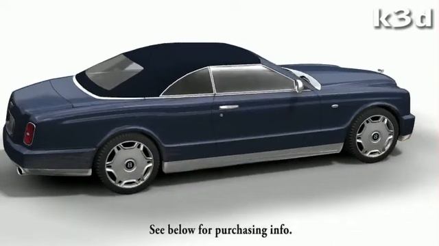 Bentley Arnage 3D Model By K3d.
