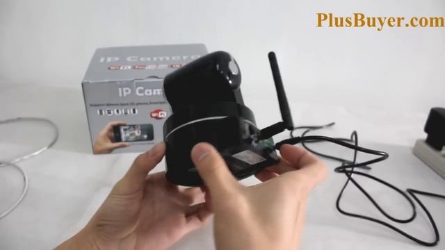 Smartphone PTZ Control Wireless IP Camera (3 X Optical Zoom, IR Cut, Night Vision, Motion Detect)