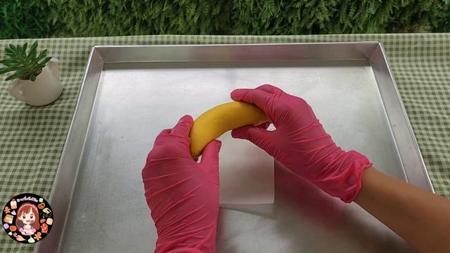 ซาลาเปาไส้กล้วย ซาลาเปากล้วยปอกเปลือกได้ สูตรนวดมือ เนื้อนุ่ม ฟู พร้อมคำนวณต้นทุน|ป้าหนึ่งสอนทำอาหา