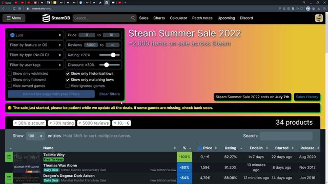 Steam Summer Sale 2022 Is Here | First Introduction Guide | How To Find Best Deals | Clorthax Quest