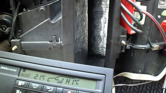 Климатроник пассат б3 работа заслонок