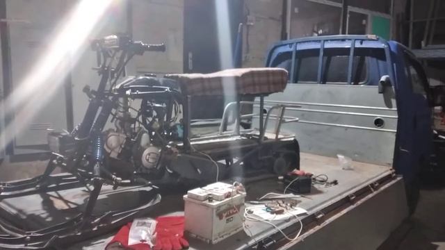 Привожу в порядок  динго 110 ! Техника рыбака!(1)