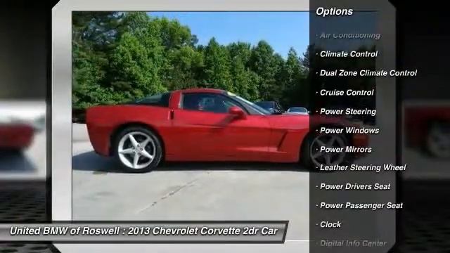 2013 Chevrolet Corvette Roswell GA RF15423A