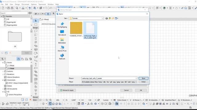 Archicad 20 Importing Bim Objects