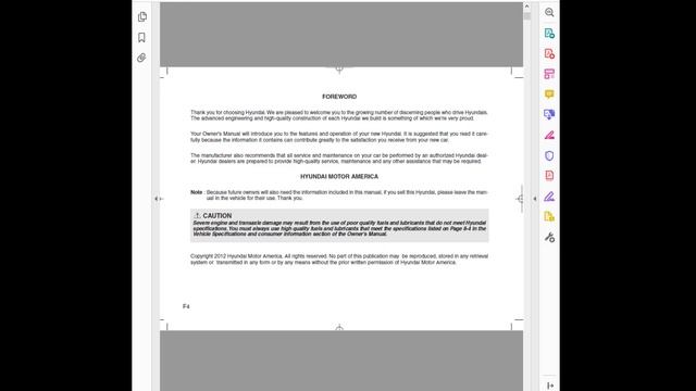 2013 Hyundai Sonata Owners Manual